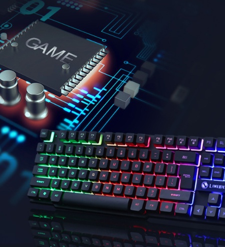 Backlit keyboard and mouse – Bild 3