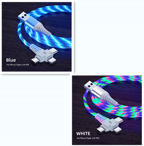 Fast charging cable aluminum alloy streamer data cable – Bild 4