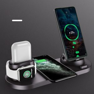 Six-in-one wireless charger for mobile phones