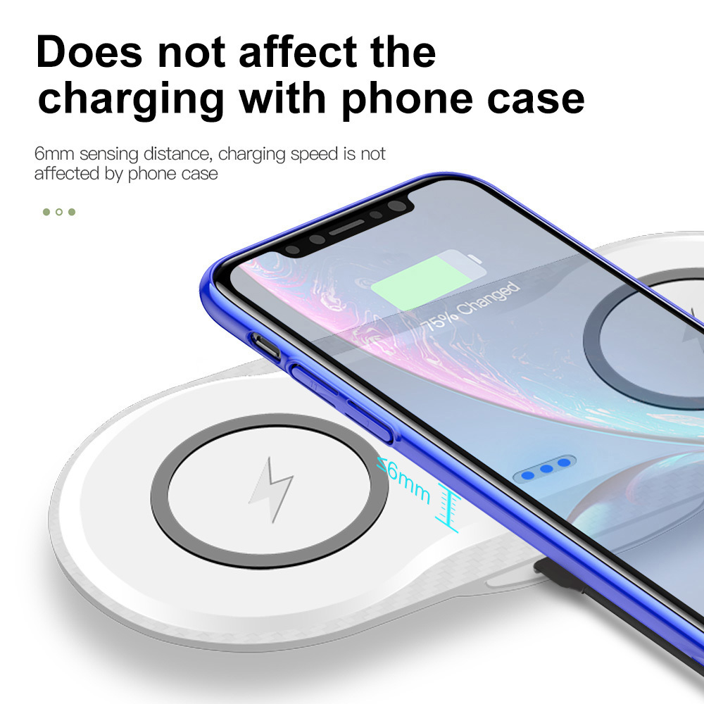 Wireless Charger Dual Mobile Phone Charger – Bild 5