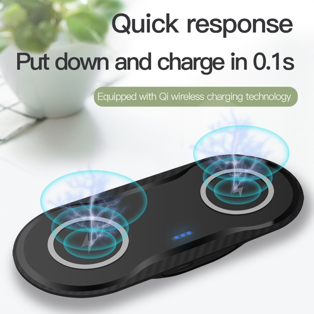 Wireless Charger Dual Mobile Phone Charger – Bild 6