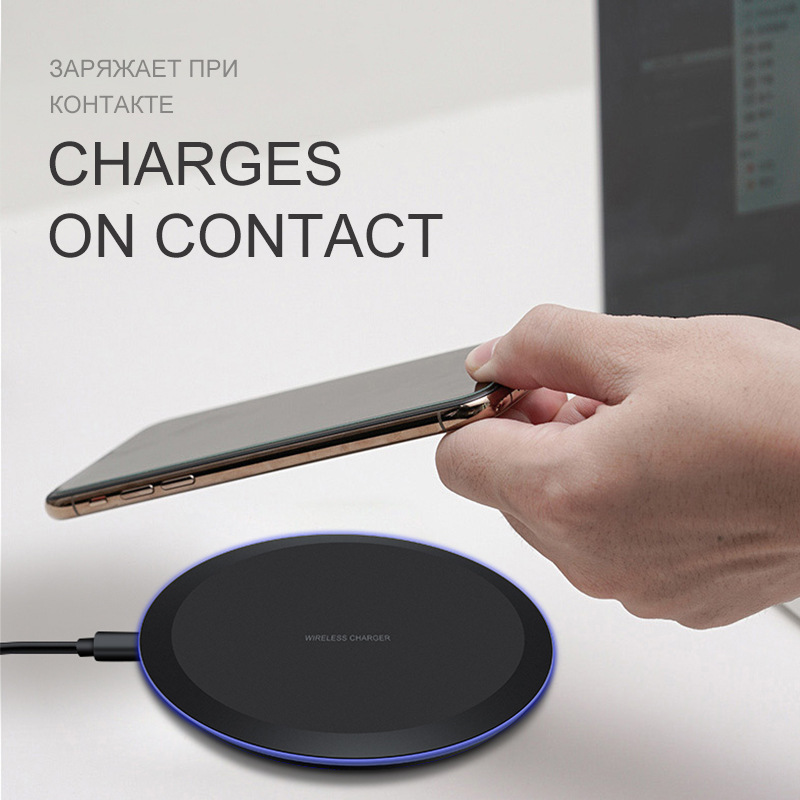 10W 5W USB Fast Wireless Phone Charger – Bild 3